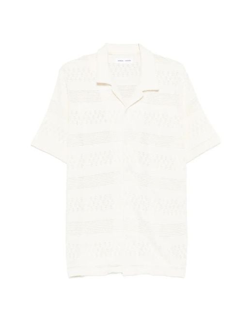 Samsøe & Samsøe White Samartin Shirt for men
