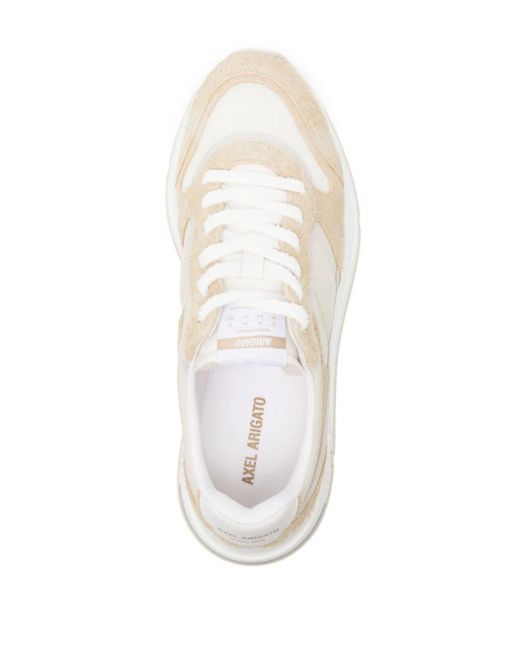 Axel Arigato White Rush Suede Sneakers for men