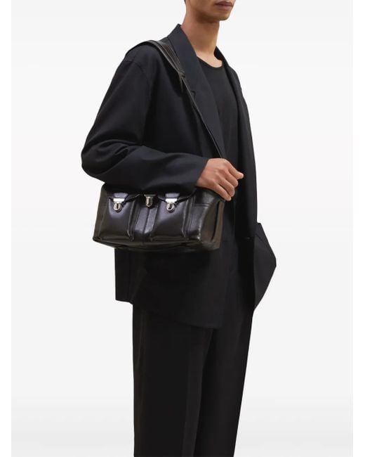 Lemaire Black Medium Gear Bag