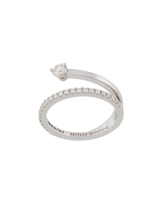 Delfina Delettrez White 18Kt Marry Me Diamond Ring