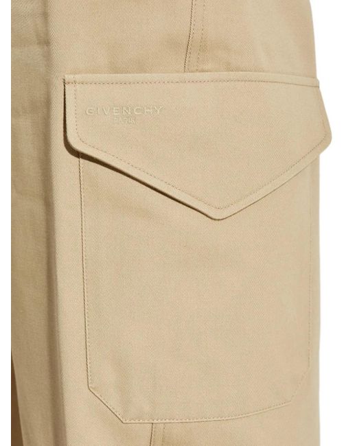 Givenchy Natural Cargohose mit Tapered-Schnitt