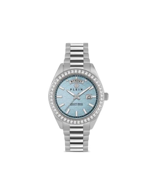 Philipp Plein Blue Date Superlative Gent 42Mm for men