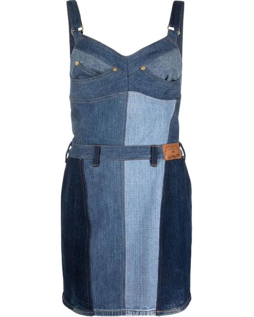 MARINE SERRE Blue Dress