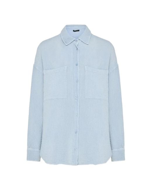 Dirty Laundry Blue Long-Sleeves Shirt
