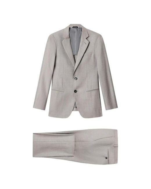 Giorgio Armani Gray Soho Buttoned Suit for men