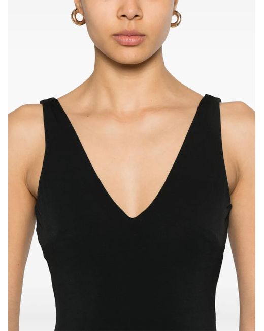 Entire studios Black V-Neck Bodysuit