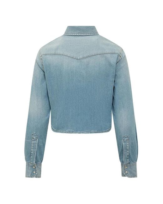 DSquared² Blue Denim Shirts