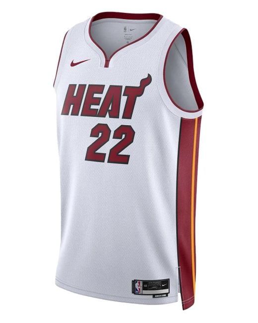 Nike Gray Nba Miami Heat Association Edition 2022/23 Swingman Jersey Tank Top for men