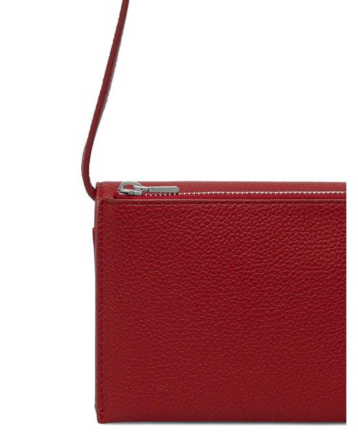 DKNY Red Logo-Plaque Wallet