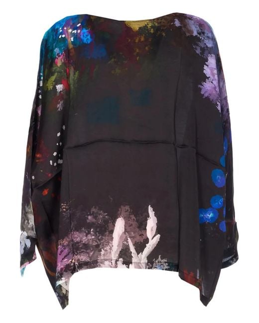 Yavi Blue Printed Top