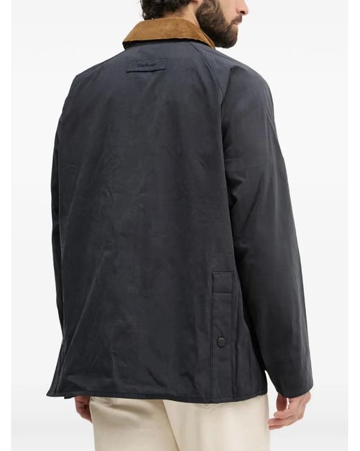 Barbour Black Bedale Coat for men