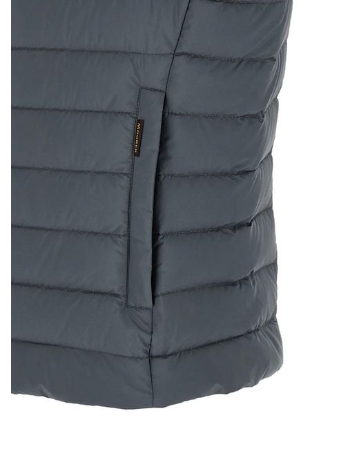 Moorer Blue Calaf-S3 Quilted Gilet for men