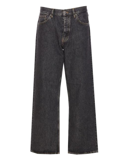 sunflower Five-Pocket-Jeans mit Logo-Patch in Gray für Herren