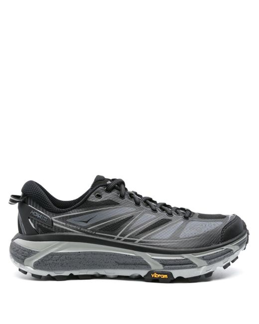 Hoka One One Gray Mafate Speed 2 Panelled Sneakers for men