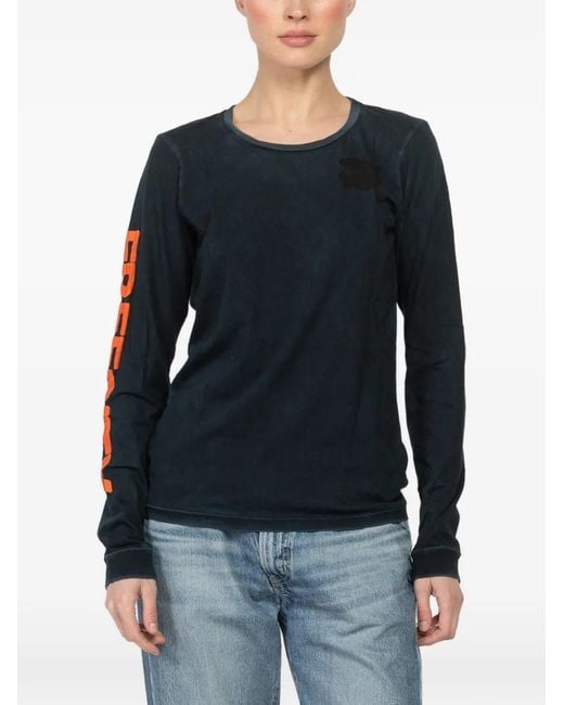 Freecity Blue Artist Wanted Long-Sleeve T-Shirt