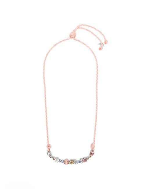 Forte_forte White Braided Necklace