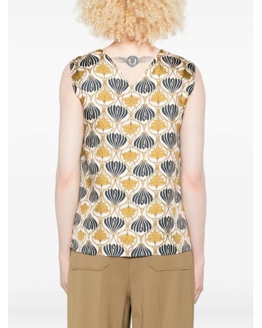 Max Mara Natural Timetop Reversible Sleeveless Blouse