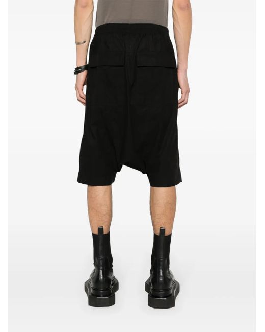 Rick Owens Cargo Shorts in het Black voor heren
