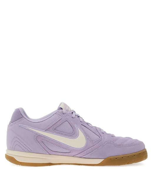 Nike Purple Gato Suede Low-Top Sneakers for men