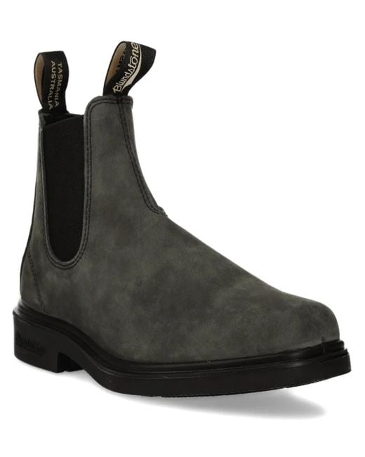 Blundstone Black Suede Chelsea Boots