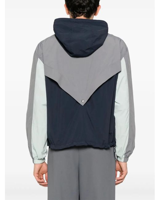 Maison Kitsuné Blue Technical Windbreaker Jacket for men