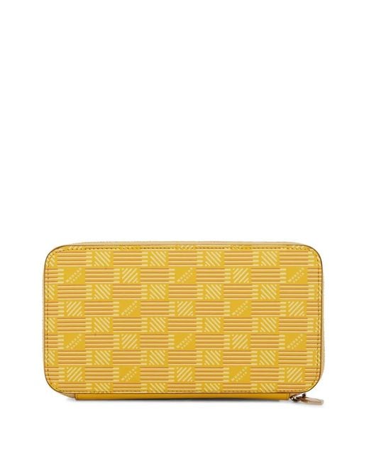 Moreau Yellow Monogram-Print Leather Wallet