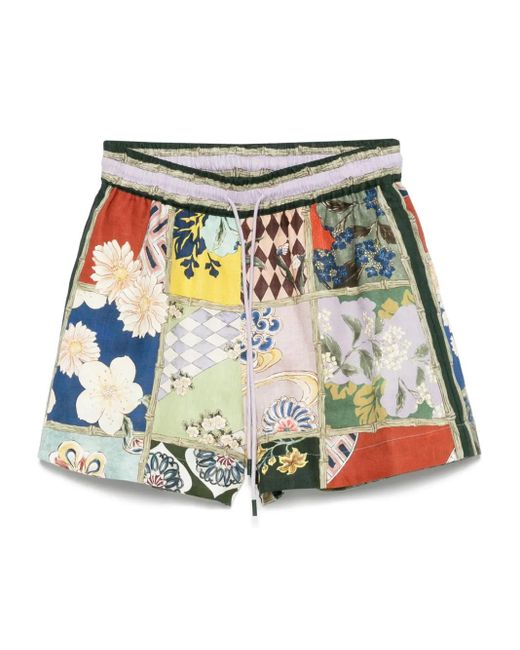 ALÉMAIS Green Bianca Shorts