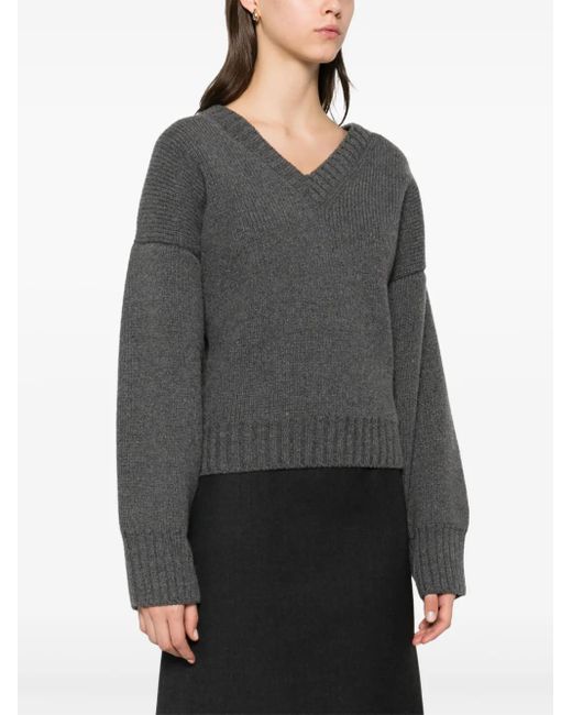 Rohe Gray V-Neck Sweater