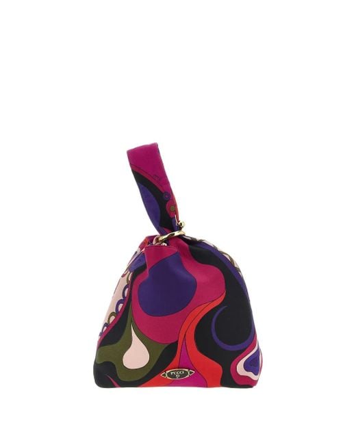 Printed mini bag Emilio Pucci de color Pink