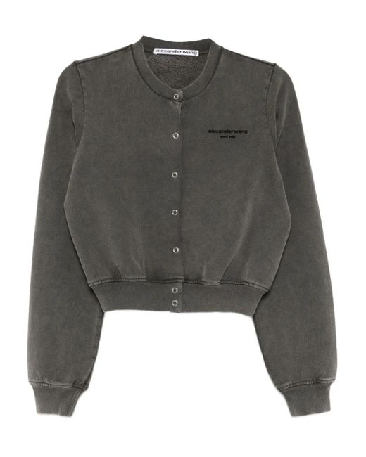 Alexander Wang ロゴ ジャケット Gray