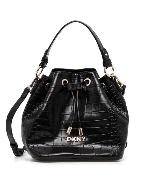 DKNY Black East Side Bucket Bag