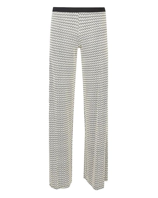 Siyu Gray All-Over Print Trousers