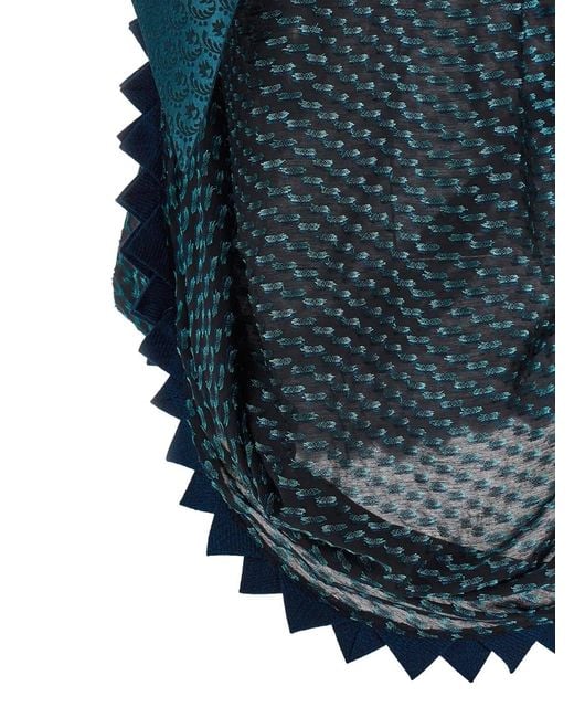 Kiko Kostadinov Blue Weathervane Top