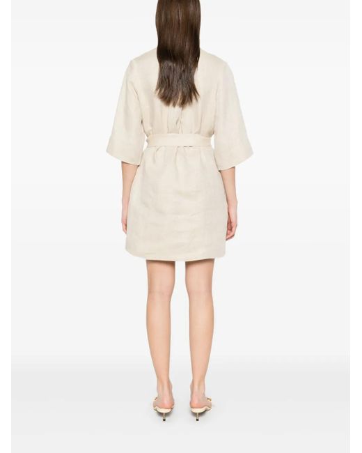 P.A.R.O.S.H. Natural Betulla Mini Dress