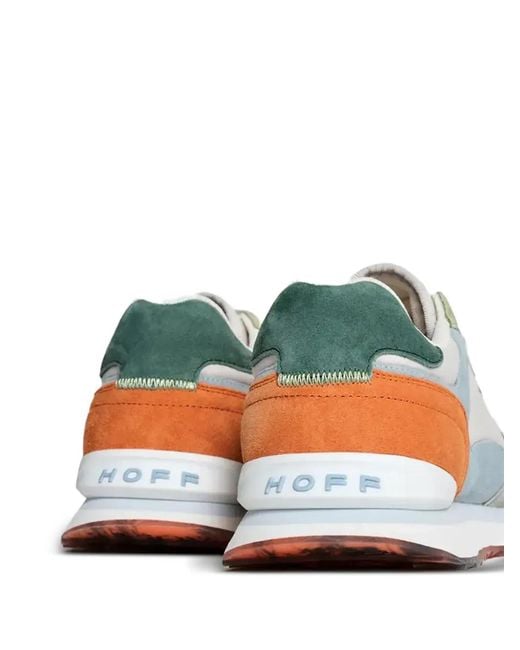 HOFF White Kingston Colourblock Lace-Up Sneakers for men