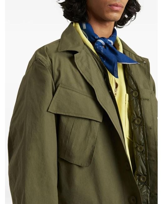 Fortela Green Jungle Zip-up Jacket for men