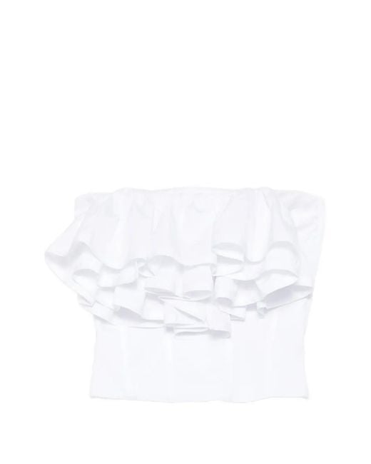 Viktor & Rolf White Volant Top