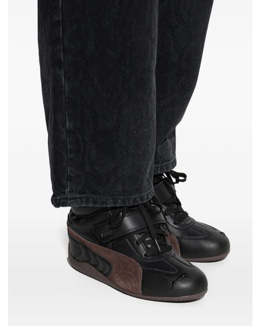 PUMA Black Speedcat Wedge Lth Wns