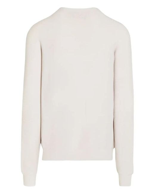 ALPHATAURI White Textured Sweater for men