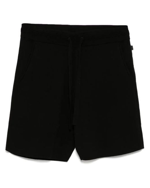 Michael Kors Black Double-Knitted Shorts for men
