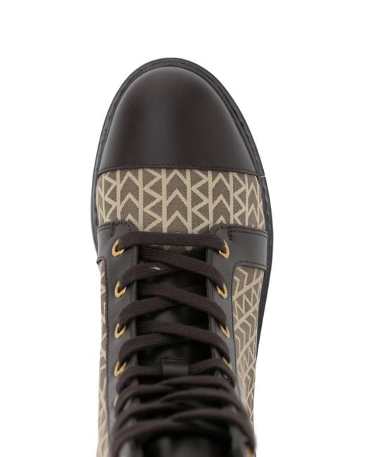 Michael Kors Brown 50Mm Blake Combat Boots
