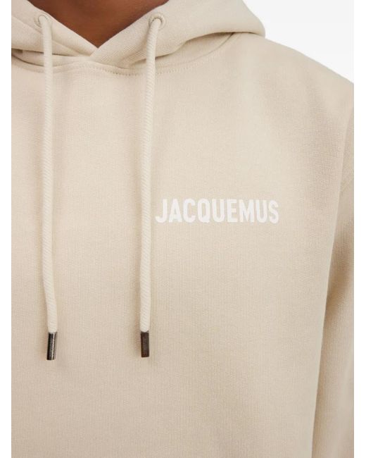 Jacquemus Natural Drawstring Hoodie