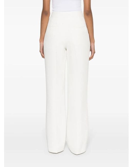 Casablanca Flared Broek in het White