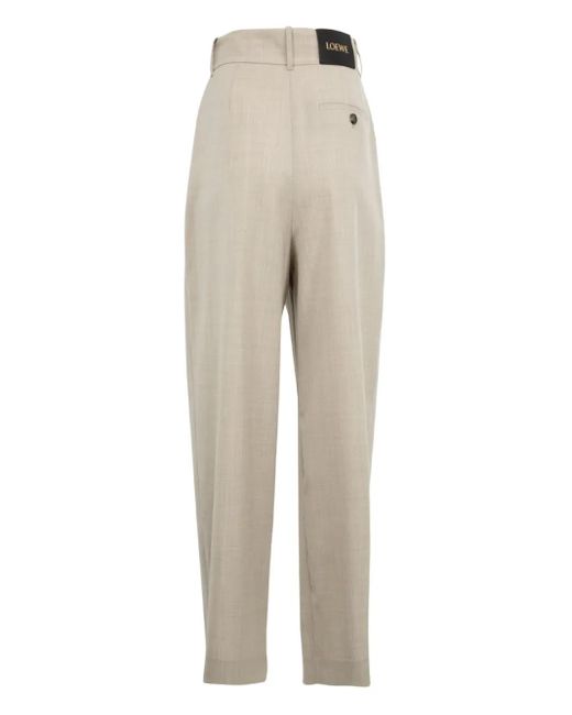 Loewe Natural Pleated Wrap Trousers