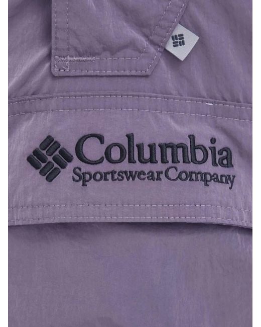 メンズ Columbia Challenger ハーフジップ パーカー Purple