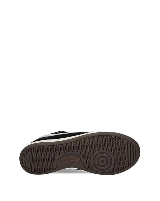Stepney Workers Club Black Suede Lace-Up Sneakers for men
