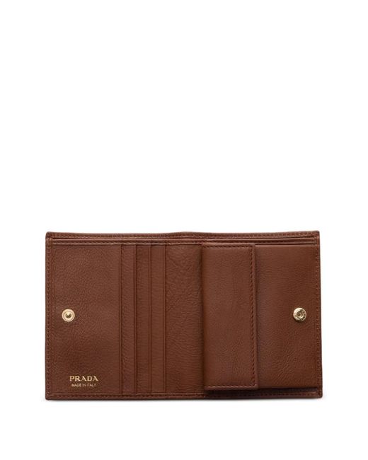 Prada Brown Small Leather Wallet