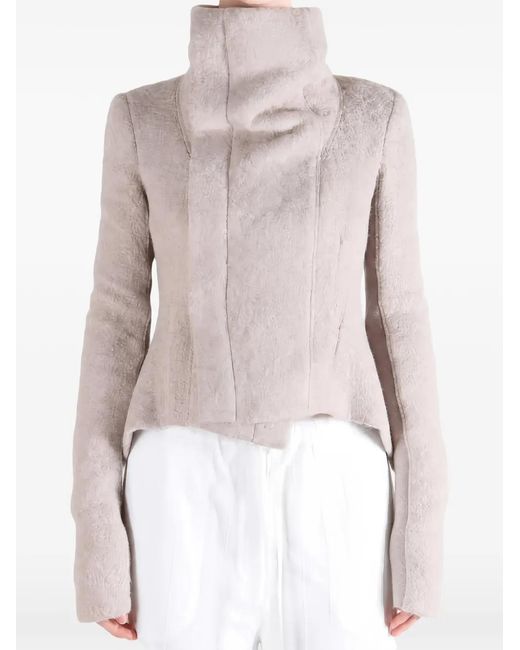 Rick Owens Pink Buttoned Naska Jacket