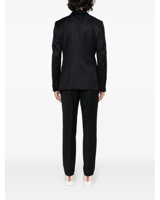 Zegna Black Single-Breasted Suit for men