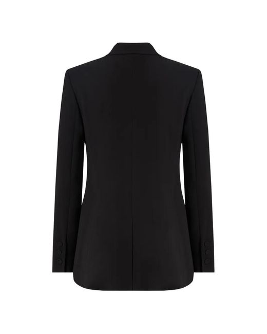 Pinko Black Fitted Double-Breasted Jacket